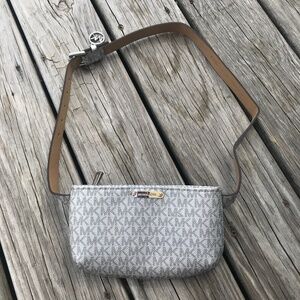 EUC Silver Michael Kors fanny waist pack